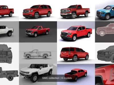 GMC collections 3D Model Pack
