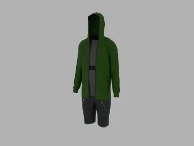 Sport Suit Low-poly 3D model 58