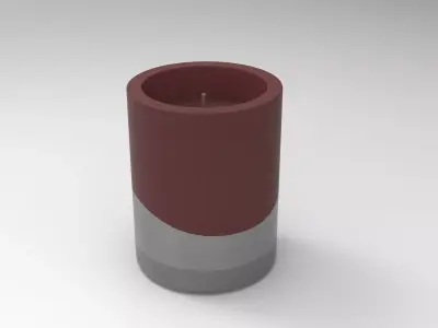 Sups Candlestick Low-poly 3D model