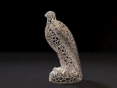 Eagle figurine 3D print model