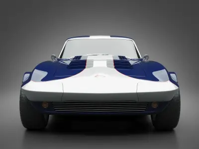 1964 GrandSport Corvette 3D model
