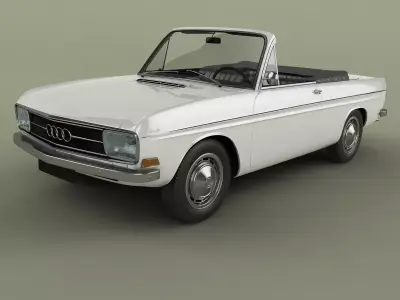 Audi Super 90 Cabriolet 3D model