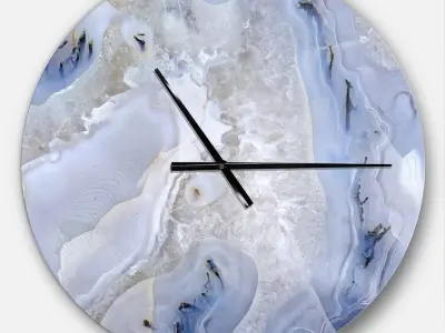 Stone Background Wall Clock Free 3D model