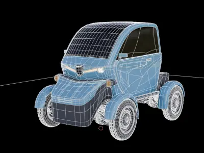 mini car 3D model