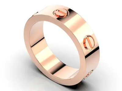 Love Ring Replica 3D print model