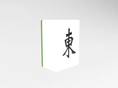 Mahjong V1 Pack 02 Low-poly 3D model
