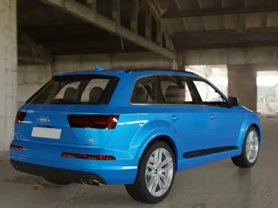 luxury car model 3d 4x4 3D model