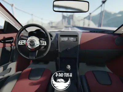 Mazda RX-8 3D Model Interior and Exterior  Ultra High Detail  3D model