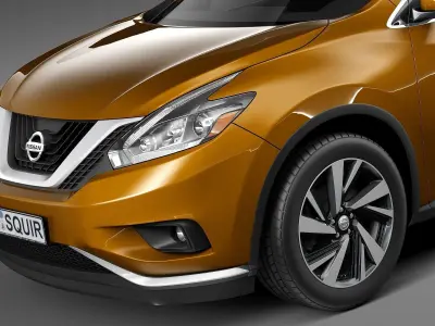 Nissan Murano 2016 3D model