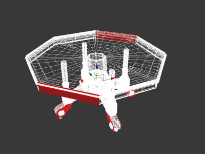 Classical table  3D model