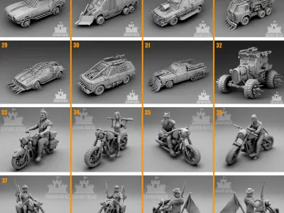 Mad World 3D Model Pack