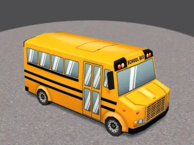 Cartoon Cars Mega-Pack Low-poly 3D model