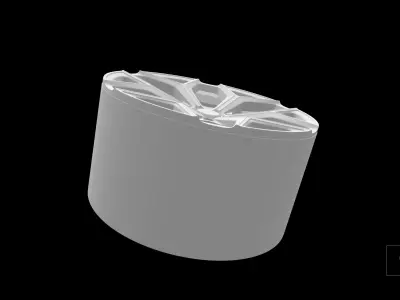 Vossen NL4 scalable and printable rims 3D print model