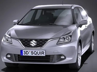 Suzuki Baleno 2016 3D model