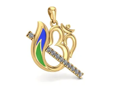 Om Murli Pendant - 210925 3D print model
