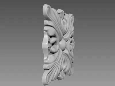 Decor square 03 3D model