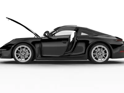 Porsche 911 Carrera 4S HQ 2025 3d model 3D model