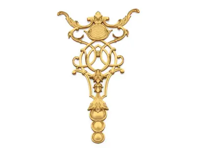 Classic decor ornament 123 3D model