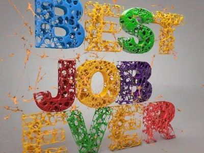 Cheese letterd 3D model