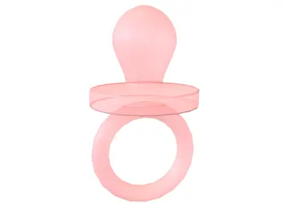 Pacifiers Decoration v1 004 Low-poly 3D model