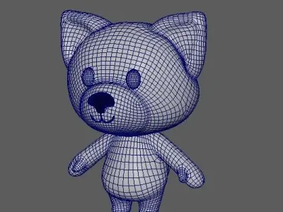 Cartoon 3D Animal Pack Vol 01 Low-poly 3D model