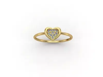 gold ring pint model 3d stl 3D print model