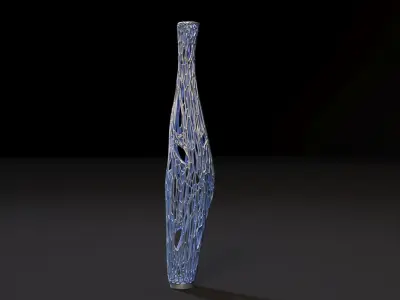 Decorative vase for dry wood 3D print model