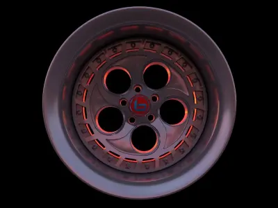 Car Wheel - Brada Forged TF-0 3D model