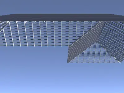 Roof structure 25O13 3D model