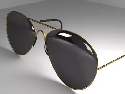 Sunglasses Darked 3D model
