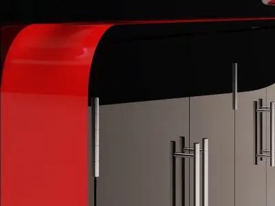 Food Cart Model 3D model