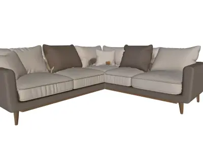 MODERN SOFA Low-poly 3D model order