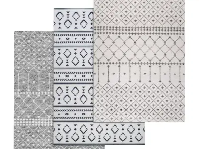 Rug Set 1287 3D model