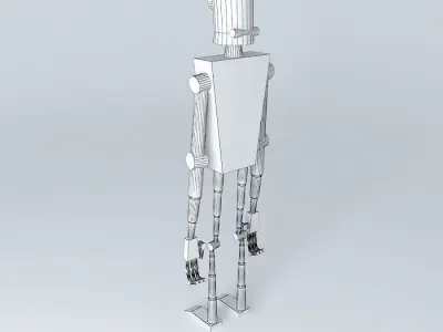 Rusted Robot Free 3D model
