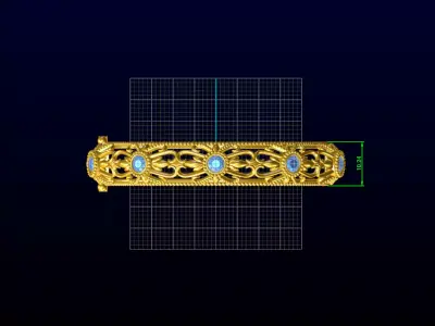 Kbach Khmer Bracelets 3D print model