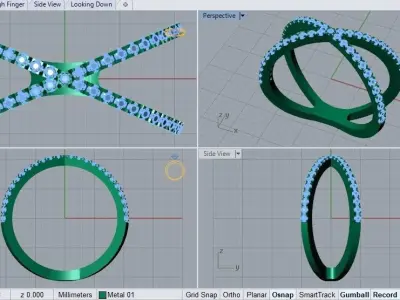 sport ring 3D print model