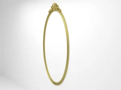 Frame mirror 3D model 02 3D model