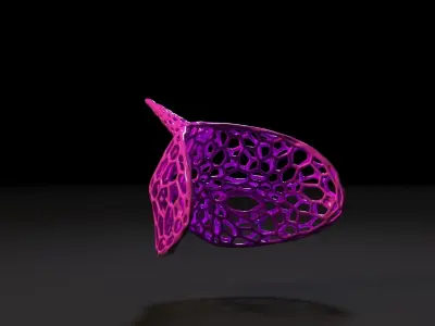 Halloween Unicorn Mask 3D print model