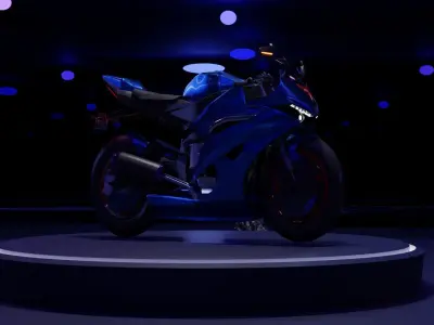 sports motorcycle 3D model by alvyiut-5432