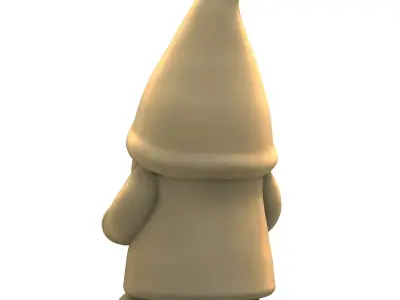 Star Gnome Holiday Ornament 3D print model