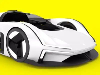 Polestar Synergy Concept  Low-poly 3D model