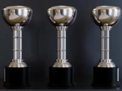 F1 Trophy - Japanese GP Trophy Low-poly 3D model