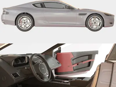 Aston Martin DB9 Car 3D model