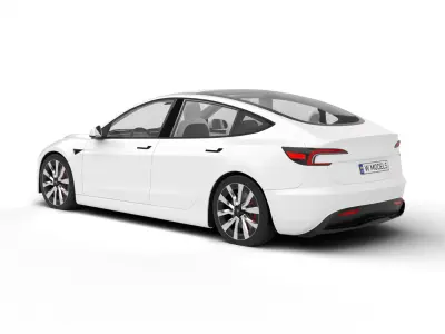 Tesla Model 3 2024 3d model 3D model