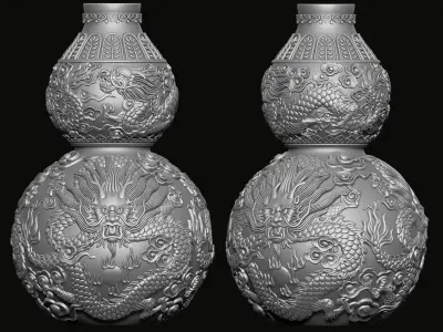 Dragon Gourd 3D print model