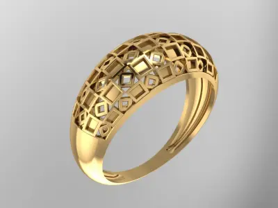 Anel mosaico  3D print model