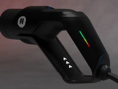 EV Charging Plug 3D model