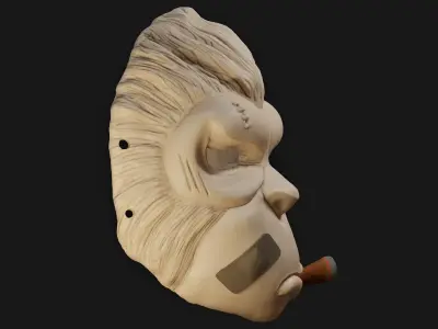 Wearable Mafia Simian Monkey Mask 3D print model