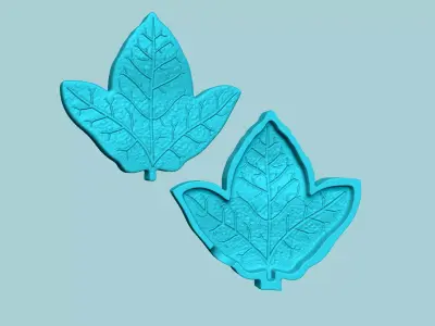 Montpellier Maple Leaf - Molding Artificial EVA Craft 3D print model