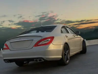 Mercedes Benz CLS AMG 2012 3D model